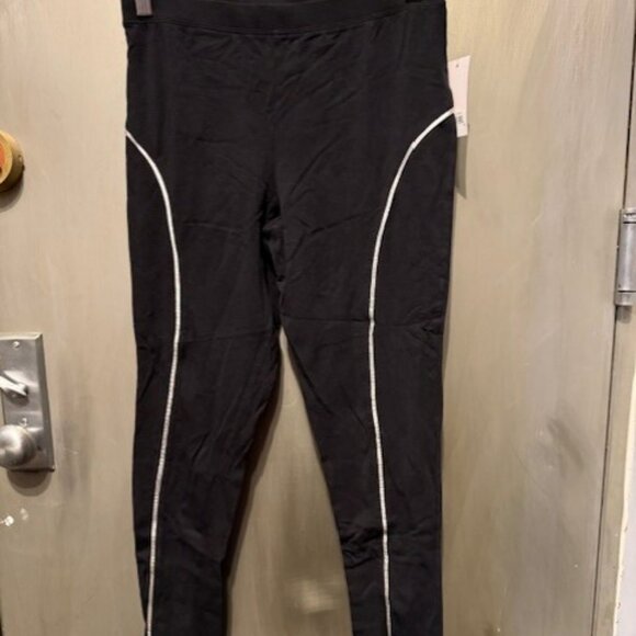 BP. Silver Piping Leggings with Split Front Hem - Picture 6 of 16